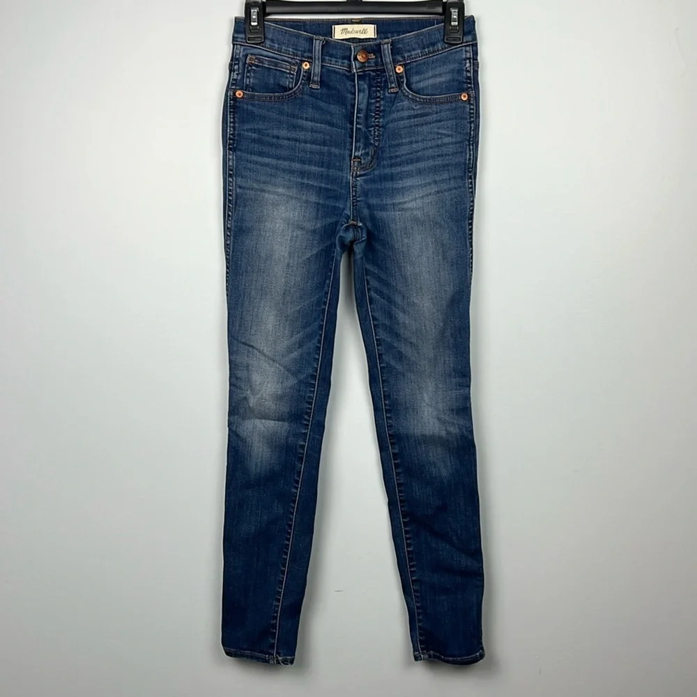 Madewell 10” high rise skinny jeans size 25